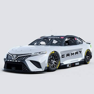 Toyota Camry NASCAR Nextgen 2022 Template 3D Model