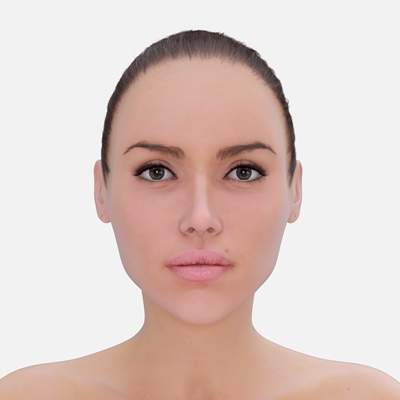 Realistic Female 3D Model