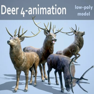 Deer 3D Model