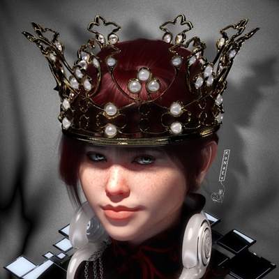 Queens Crown 3D Model