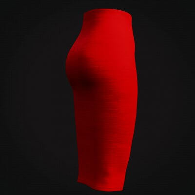 Stretch Pencil Skirt 3D Model