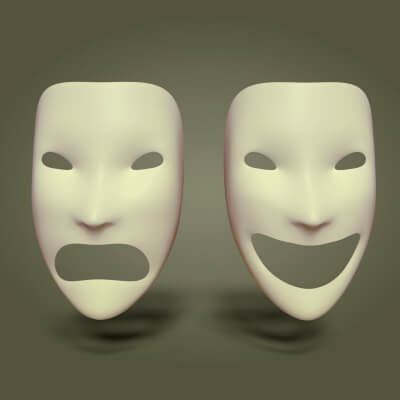 Theater Mask Simple