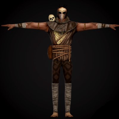 Satoshi Character 3D Model