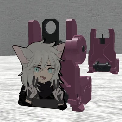 Animu Sight Scope 1st Generation Scope 3D Model