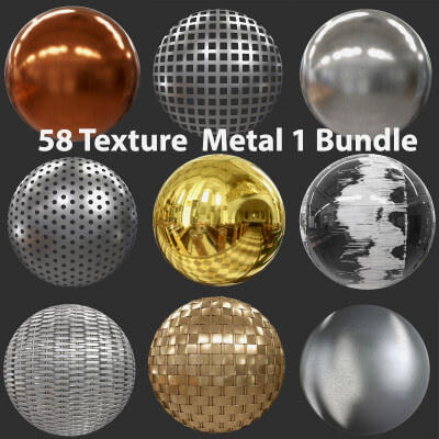 58 Texture Metal 1 Bundle