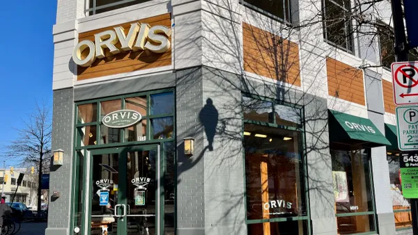 An Orvis storefront