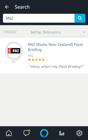 search for RNZ skill