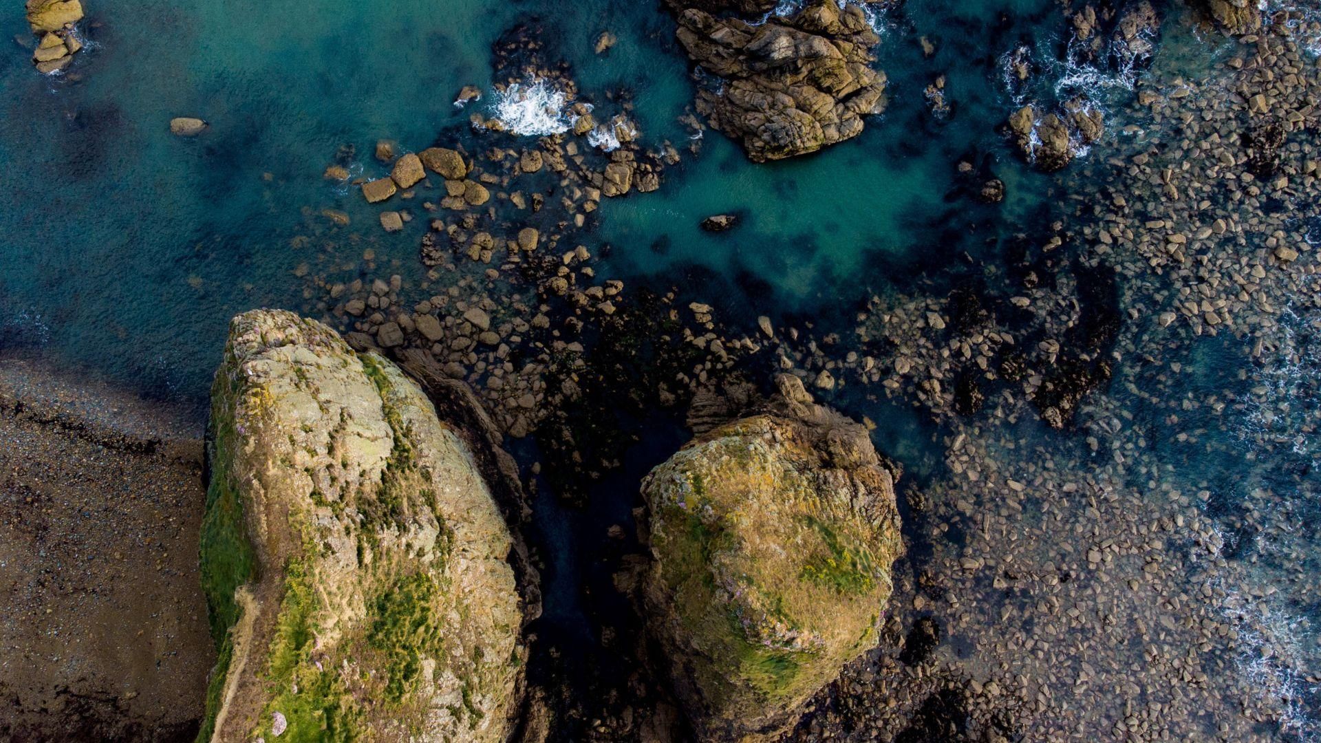 Landscape around Garrarus beach, Waterford, Ireland