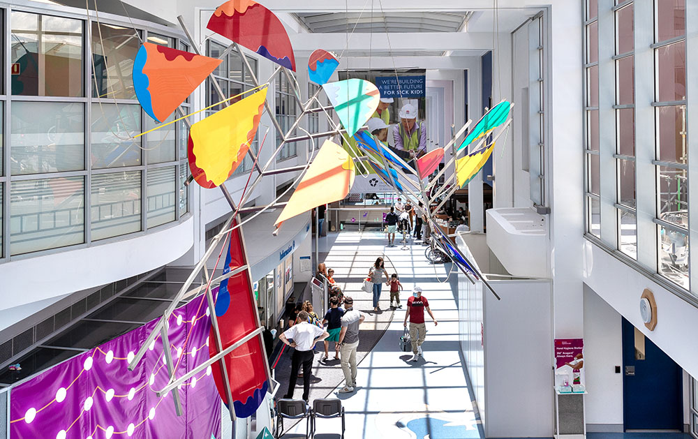 The foyer of Sydney Children's Hospital at Westmead.