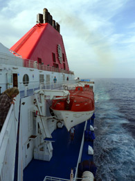 The Ikarus palace ferry from Barcelona to Tangier