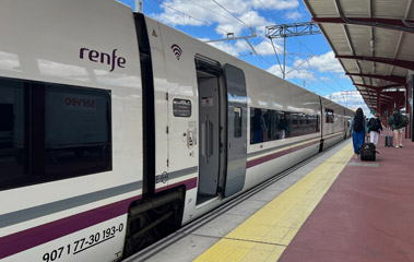 Alvia S730 train to Vigo at Madrid Chamartin