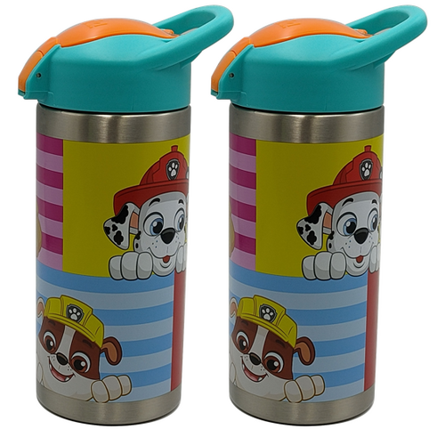 Paw Patrol Vector Stainless Steel Bottle - 2 Pack