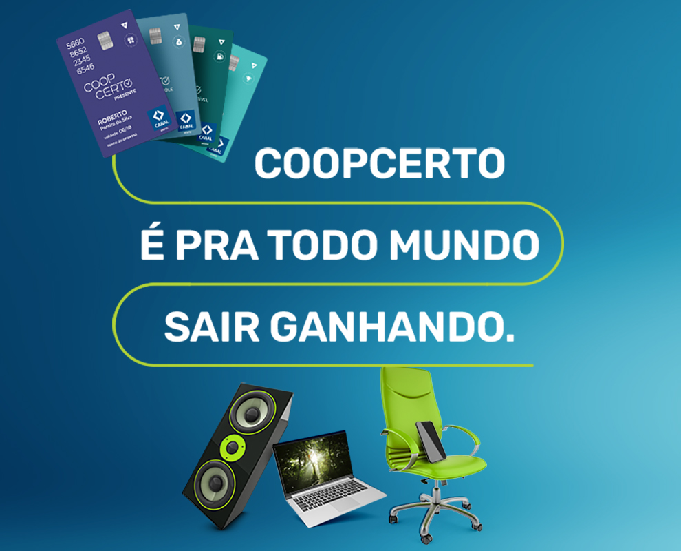 Coopcerto é pra todo mundo sair ganhando.