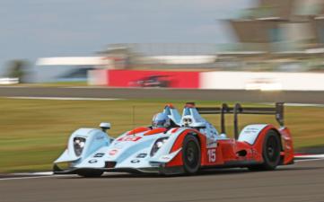 track action - car on track at Silverstone festival