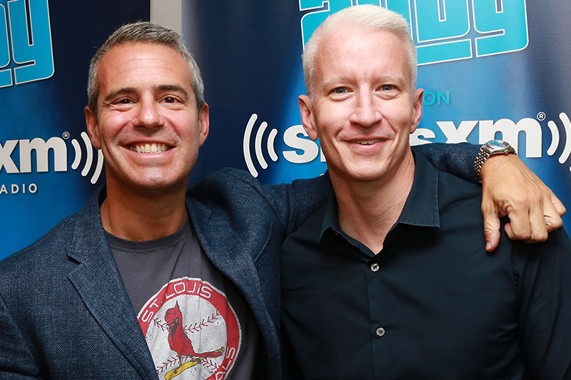 Andy Cohen and Anderson Cooper