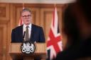 Sir Keir Starmer speaks during a press conference after his first Cabinet meeting (Claudia Greco/PA)