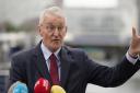 Northern Ireland Secretary Hilary Benn speaks to the media outside Waterfront Hall during a visit to Belfast (Niall Carson/PA)