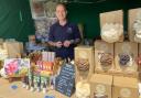 Mushroom stall at the Royal Bath & West Show.