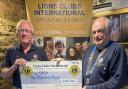 The Glastonbury and Street Lions Club (CIO) has donated £600 to the Somerset Prostate Support Association (SPSA)