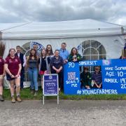 Somerset YFC members at the Royal Bath & West Show.