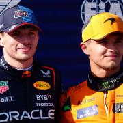 Max Verstappen and Lando Norris