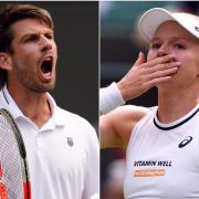 Cameron Norrie and Harriet Dart (PA)