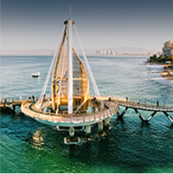 Los Muertos Pier in Puerto Vallarta, Mexico