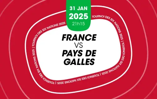 Visuel France v Pays de Galles 2025