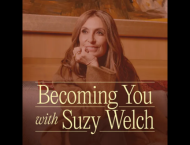 the cover of "Becoming You with Suzy Welch"