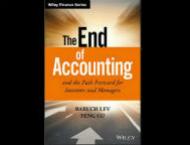 Cover of The End of Accounting and the Path Forward for Investors and Managers