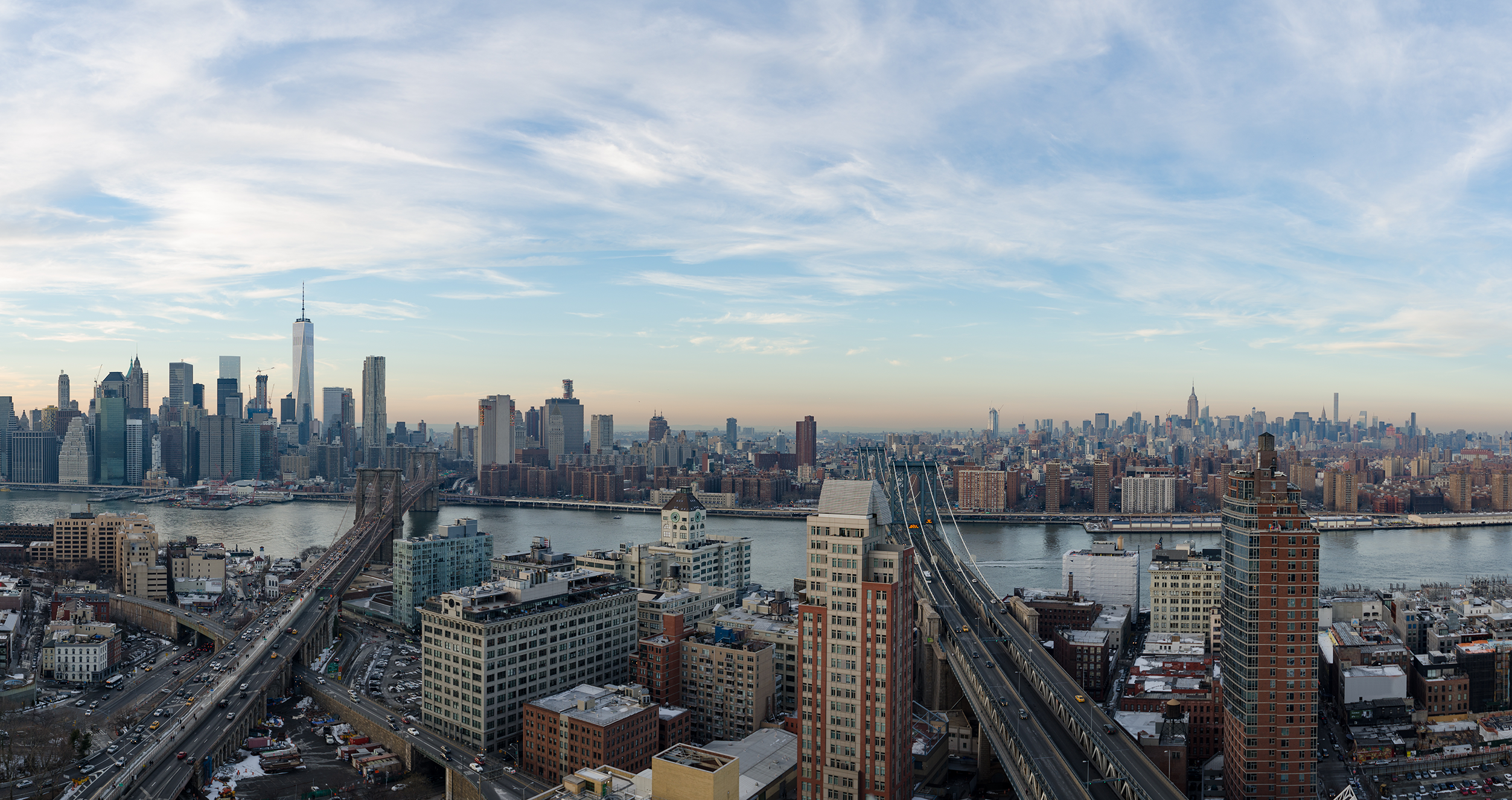 New York skyline from Brooklyn