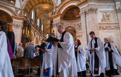 procession at service