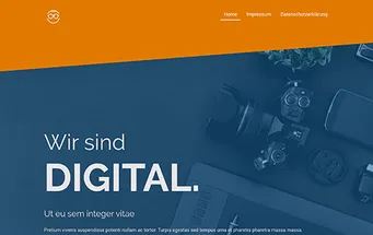 Preview: Digitale Agentur Website