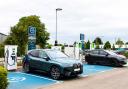 New EV charging points have been installed at Dobbies garden centre