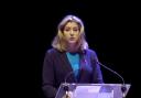 Penny Mordaunt at Portsmouth Guildhall (PA)