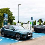 New EV charging points have been installed at Dobbies garden centre