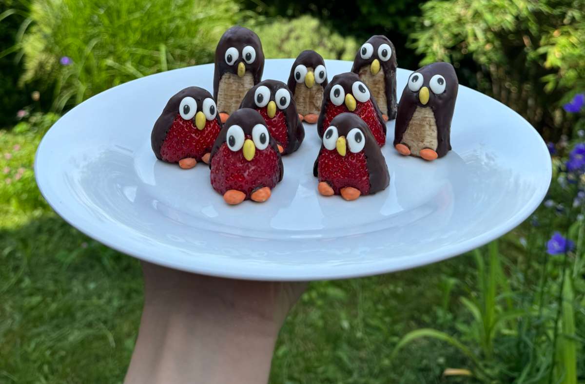 Süß und lecker: Fruchtige Pinguine