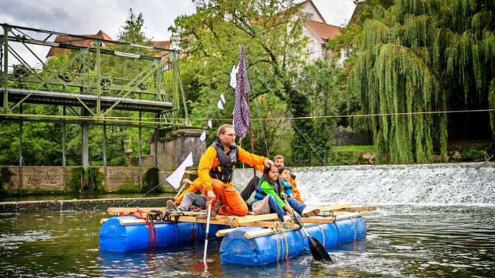 Kulturfestival „Jetzt!“ in Backnang: Floßbauen für den Zusammenhalt