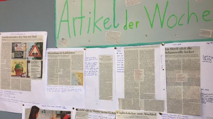 Projekt „Zeitung in der Schule“: Missbrauchsfall schockt Schüler