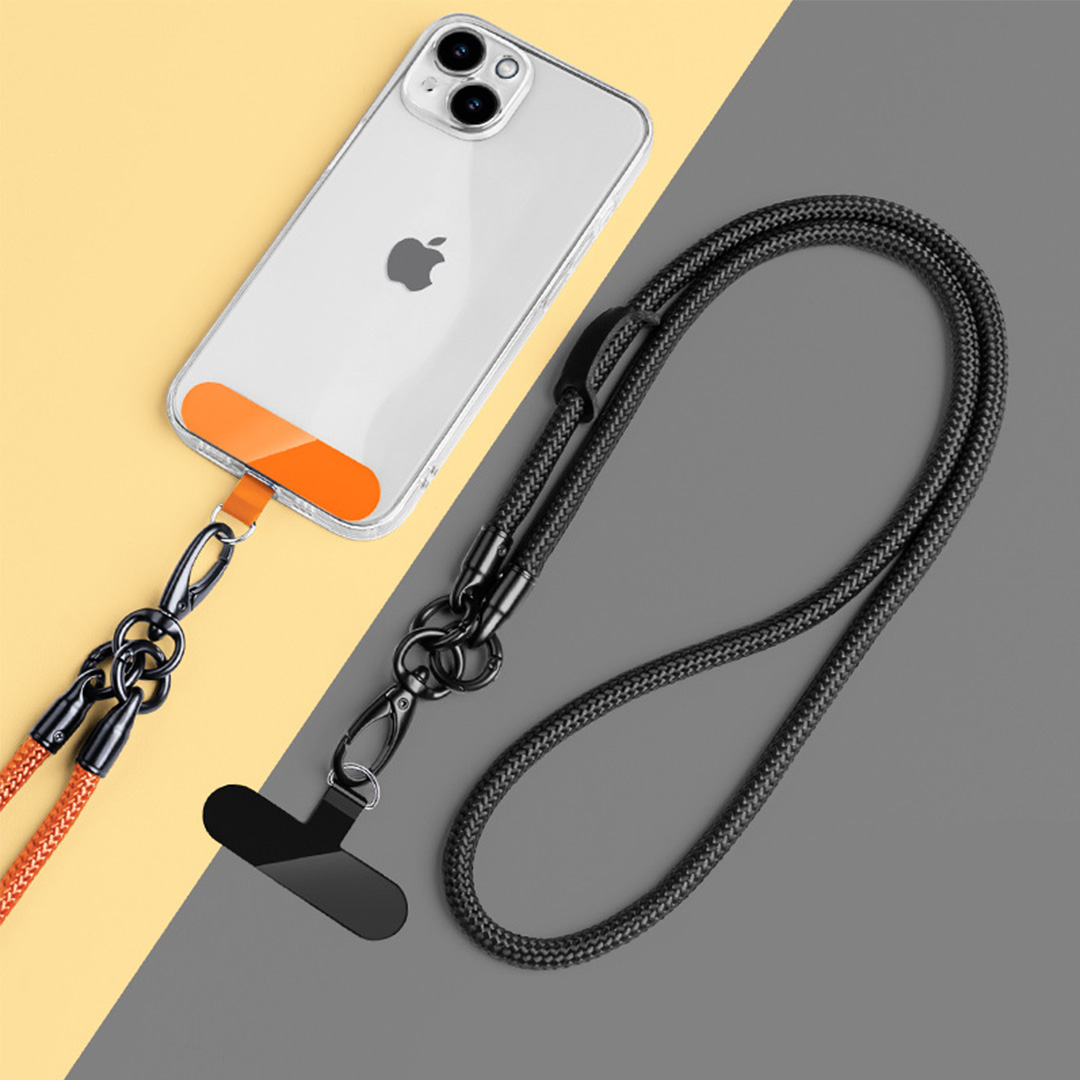 Universal Cell Phone Lanyard, Neck Strap/ Wrist Strap Nylon Phone Lanyard, Compatible with Every Mobile Phone