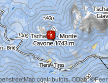 Map: Tierser Winterwanderung