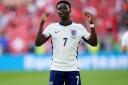 Bukayo Saka was inundated with praise for his man-of-the-match performance against Switzerland (Bradley Collyer/PA)