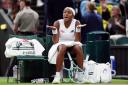 Coco Gauff cut a frustrated figure as she bowed out of Wimbledon (John Walton/PA)