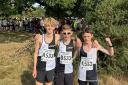 The under 15 boys squad (L to R): Harry Burdekin, James Mayneord & Finley Byrne