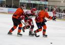 Action from the last time Swindon Wildcats hosted Peterborough Phantoms at the Link Centre 		           Photo: KLM Photography