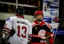 Swindon Wildcats Russ Cowley in action during the 2022-23 NIHL season