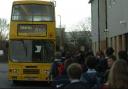 A school bus in Swindon