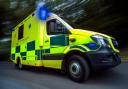 Ambulances rushed to the service station near Chippenham.