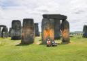 Two Just Stop Oil protesters have vandalised Stonehenge with orange paint