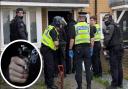 Marlon Barnes, 20, of Ramsbury Avenue Penhill was at a house in Swindon when it was raided by police (stock photos)